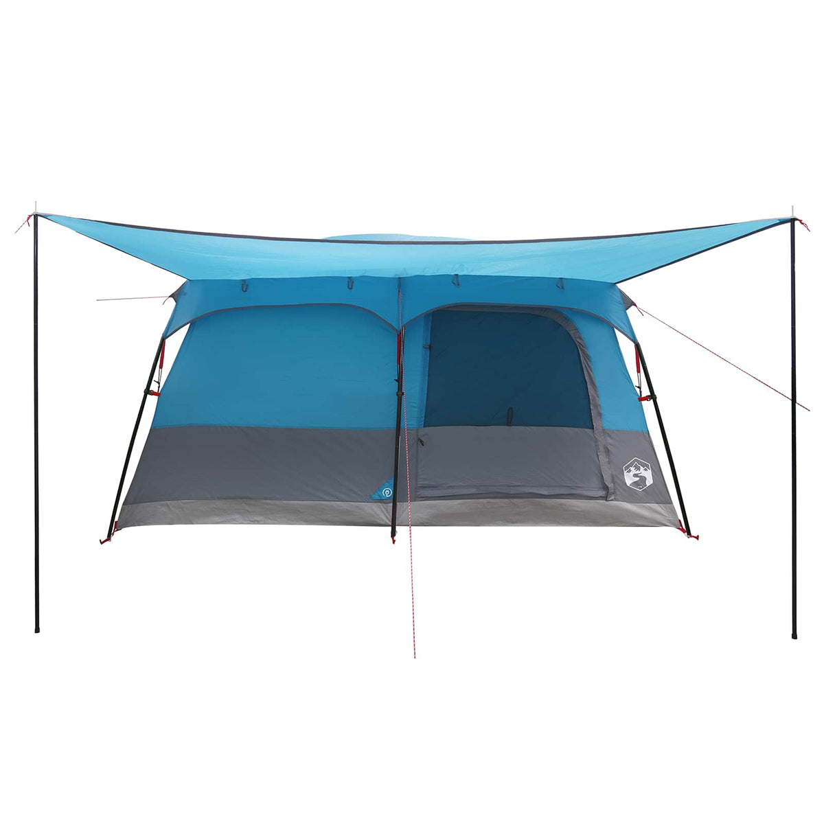 vidaXL Family Tent 16-Person Blue Polyester and Steel 5