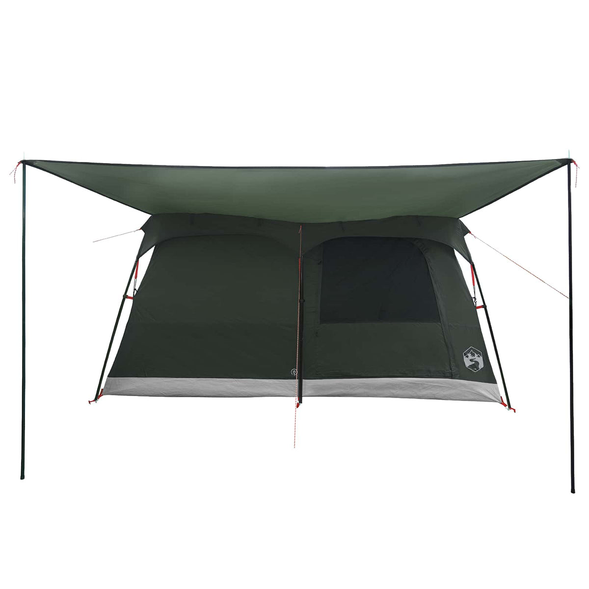 vidaXL Family Tent 16-Person Army Green Polyester and Steel 5