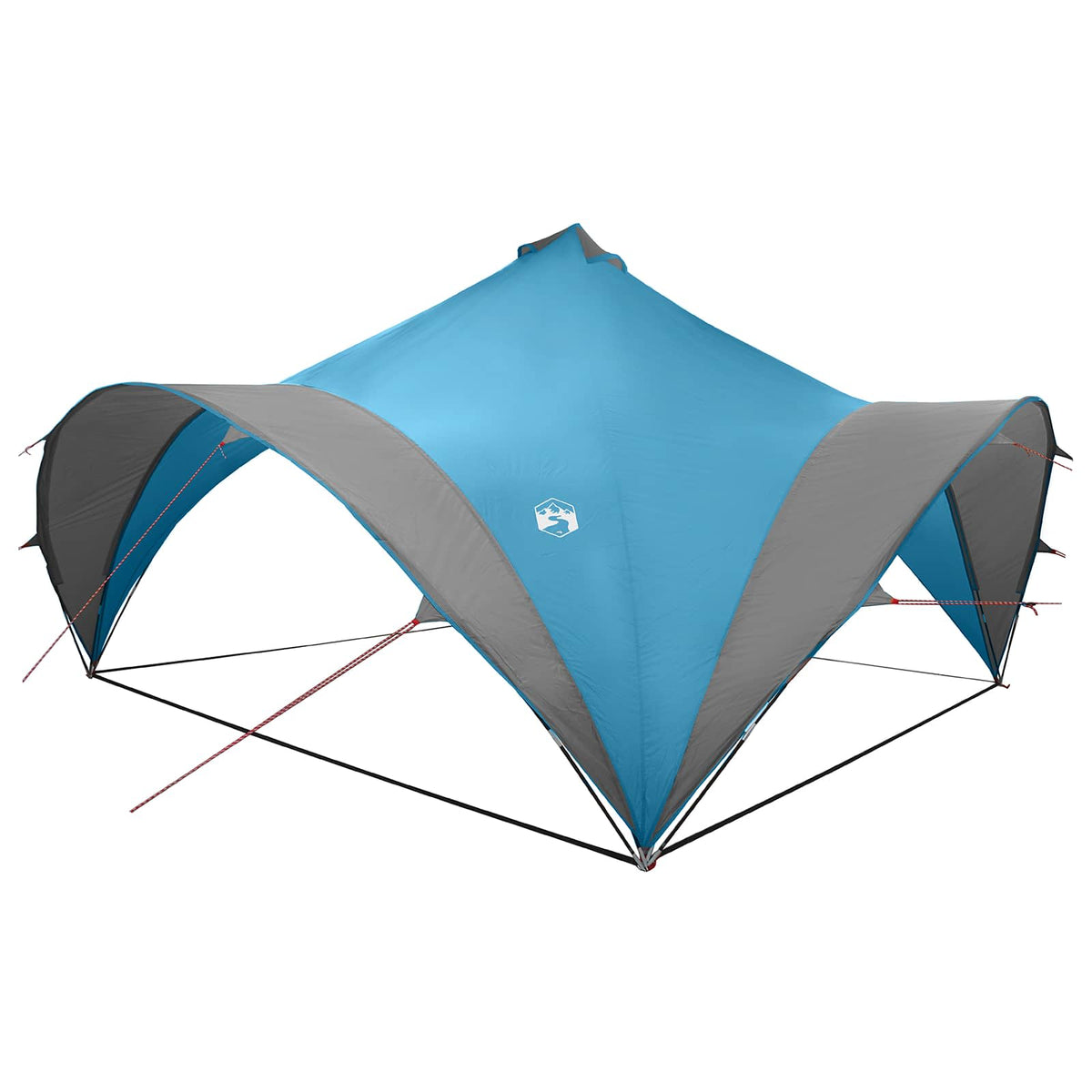 Party Tent 500 x 500 x 352 cm Polyester and Steel Width 500 cm Blue