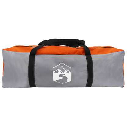 vidaXL Party Tent Grey and Orange 500 x 500 x 352 cm 4