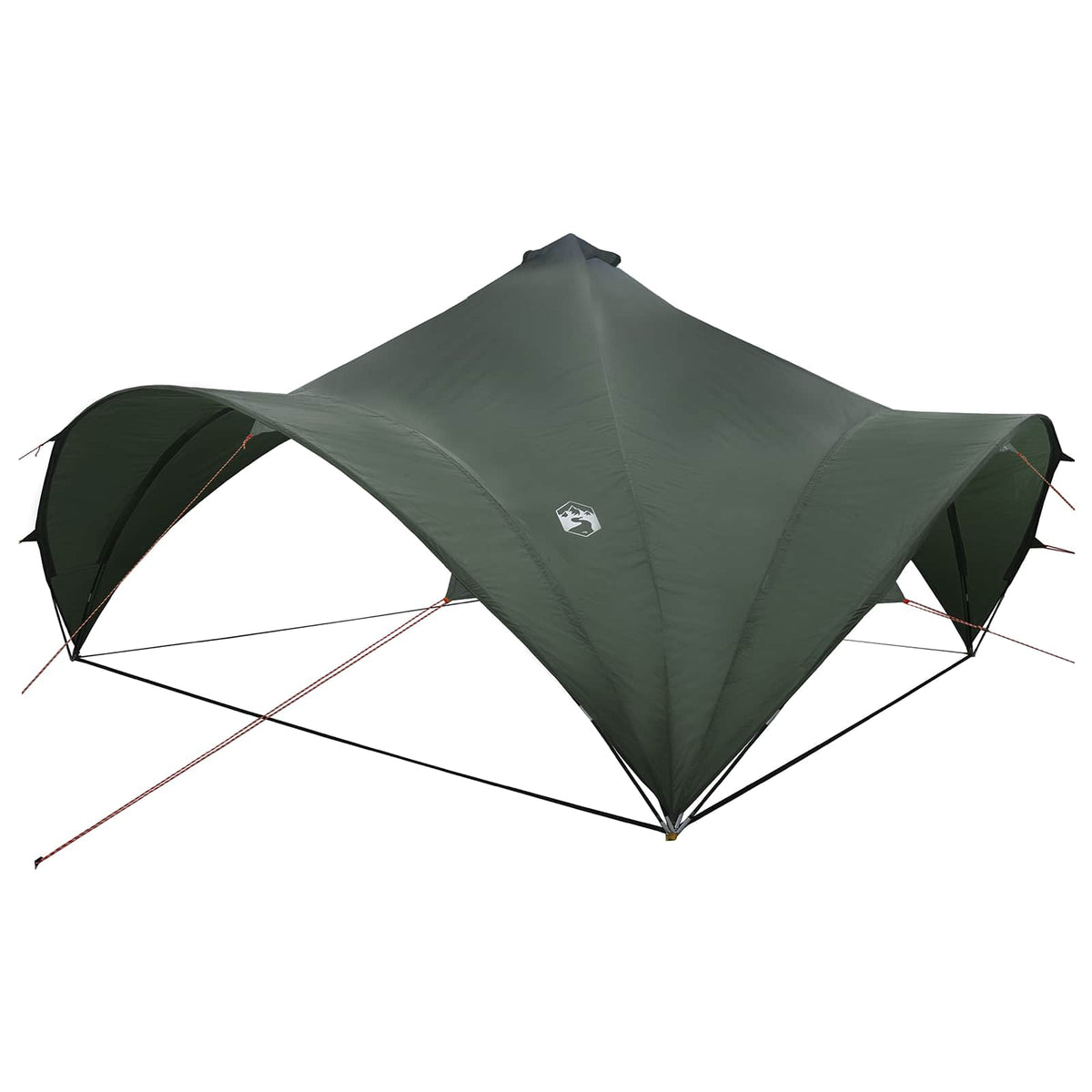 Party Tent 500 x 500 x 352 cm Polyester and Steel Width 500 cm Army green