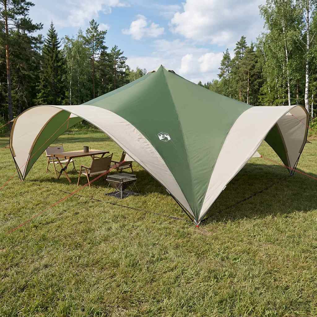 Party Tent 600 x 600 x 400 cm Polyester and Steel Width 600 cm Green