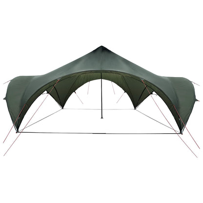 Party Tent 600 x 600 x 400 cm Polyester and Steel Width 600 cm Army green
