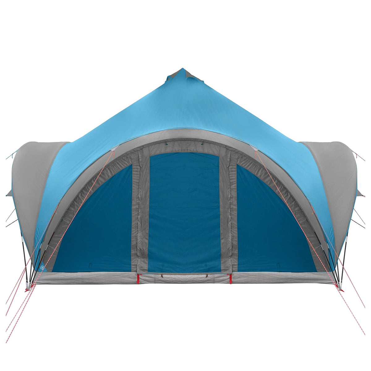 vidaXL Tipi Tent 6.0-Person Blue Polyester and Steel 5
