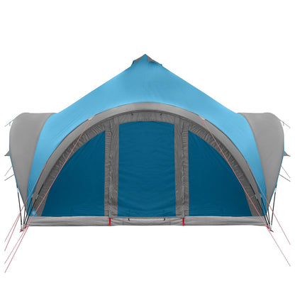 vidaXL Tipi Tent 6.0-Person Blue Polyester and Steel 5