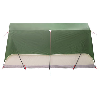 vidaXL Tunnel Tent with Roof Green 10-Person Polyester and Steel 6