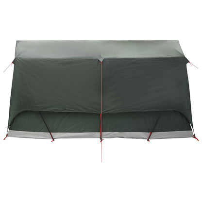 vidaXL Tunnel Tent with Roof Army green 10-Person Polyester and Steel 6
