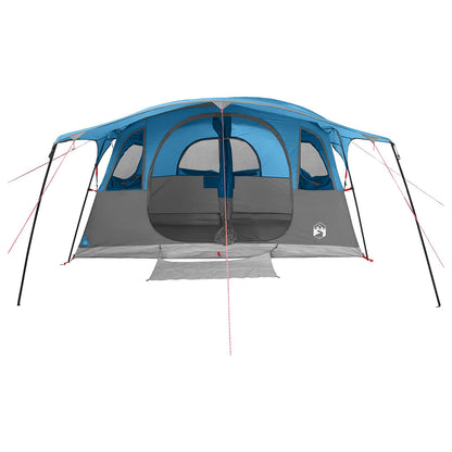 vidaXL Tunnel Tent 6-Person Blue Polyester and Steel 4