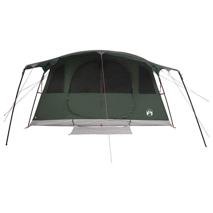 vidaXL Tunnel Tent 6-Person Army Green Polyester and Steel 5