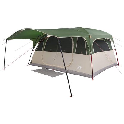 vidaXL Tunnel Tent Green 427 x 305 x 205 cm Polyester and Steel 3