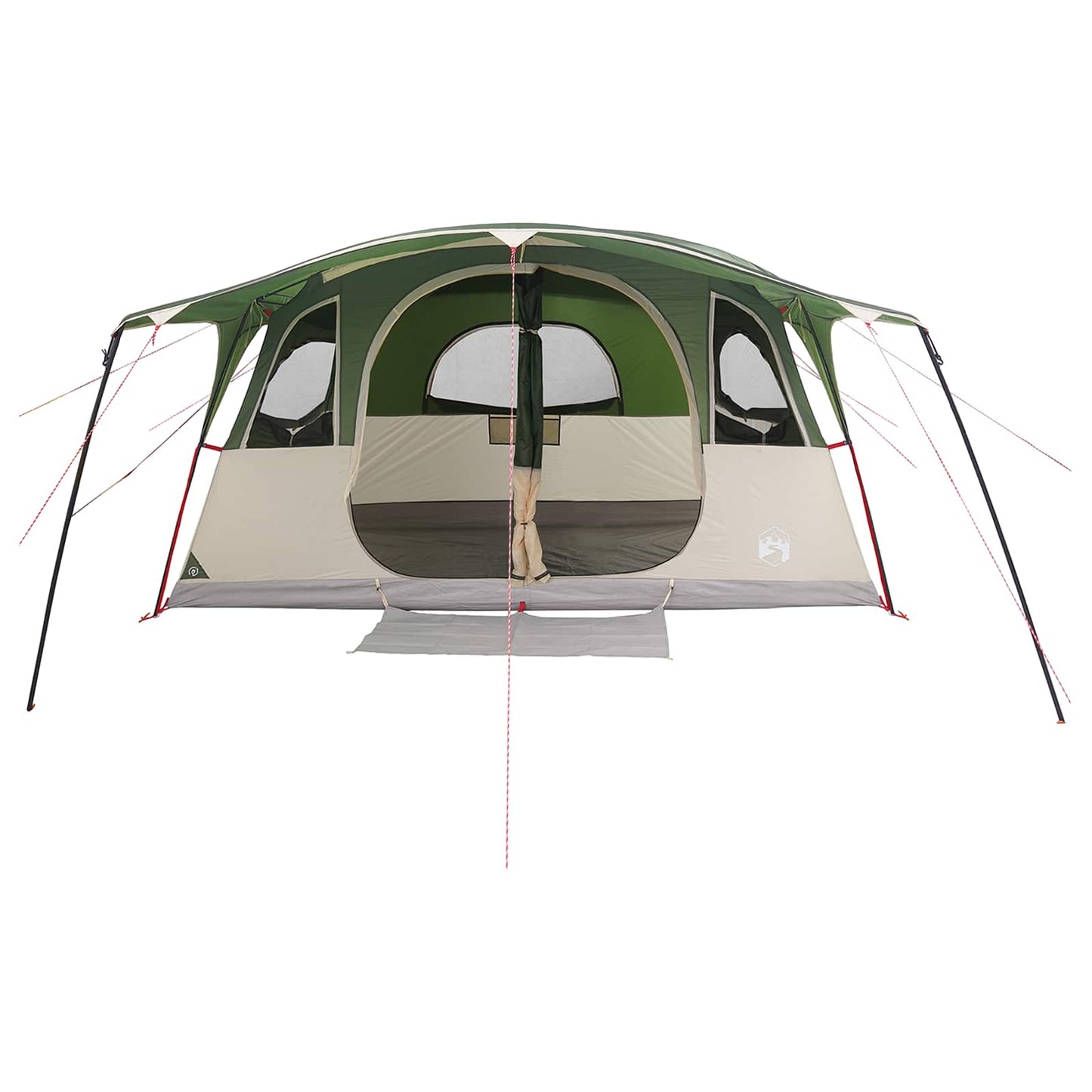 vidaXL Tunnel Tent Green 427 x 305 x 205 cm Polyester and Steel 4