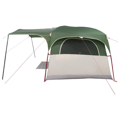 vidaXL Tunnel Tent Green 427 x 305 x 205 cm Polyester and Steel 6