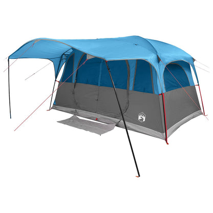 vidaXL Tunnel Tent Blue 427 x 305 x 205 cm Polyester and Steel 3