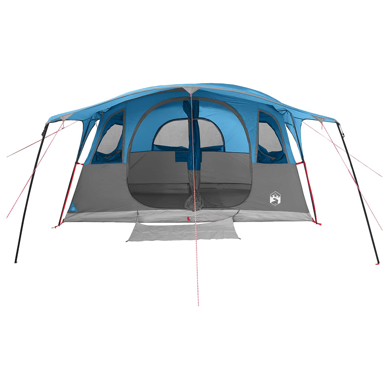 vidaXL Tunnel Tent Blue 427 x 305 x 205 cm Polyester and Steel 4