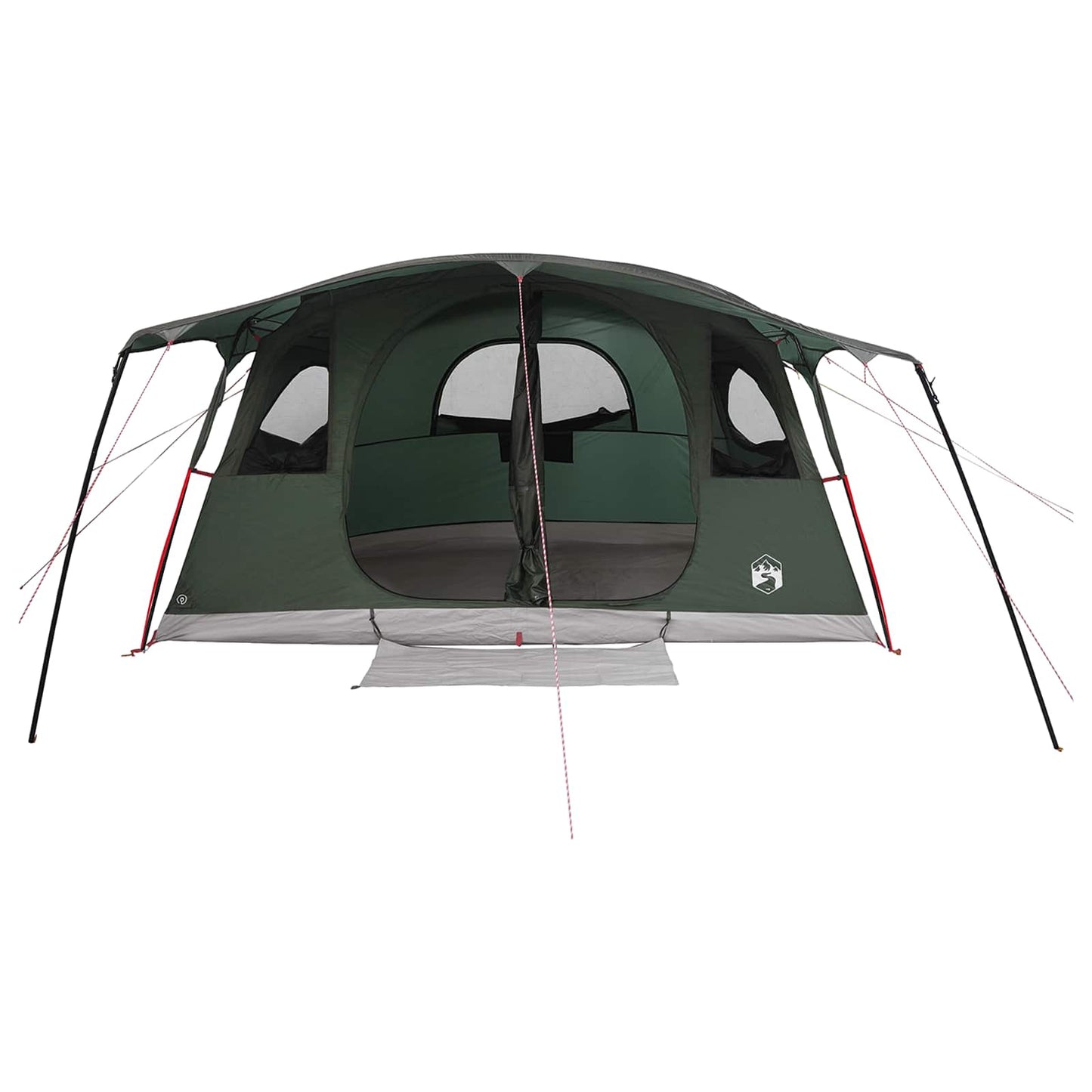 vidaXL Tunnel Tent Army Green 427 x 305 x 205 cm Polyester and Steel 4