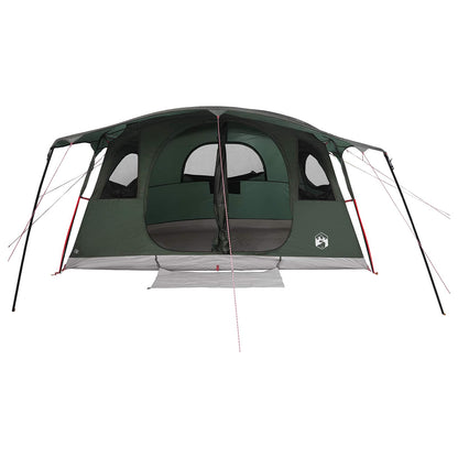 vidaXL Tunnel Tent Army Green 427 x 305 x 205 cm Polyester and Steel 4