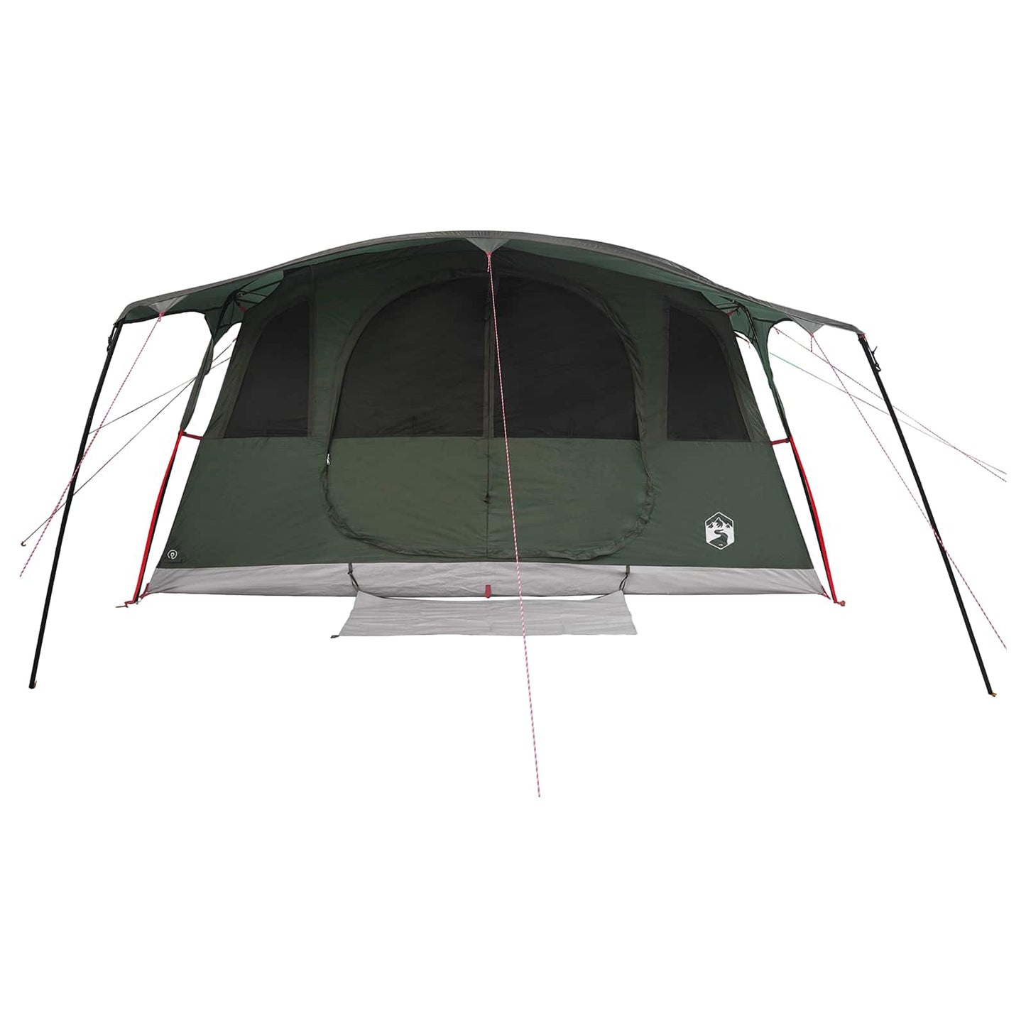 vidaXL Tunnel Tent Army Green 427 x 305 x 205 cm Polyester and Steel 5