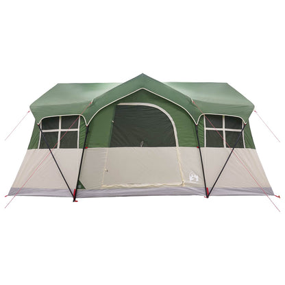 vidaXL Family Tent 487 x 340 x 216 cm Green Polyester and Steel 5