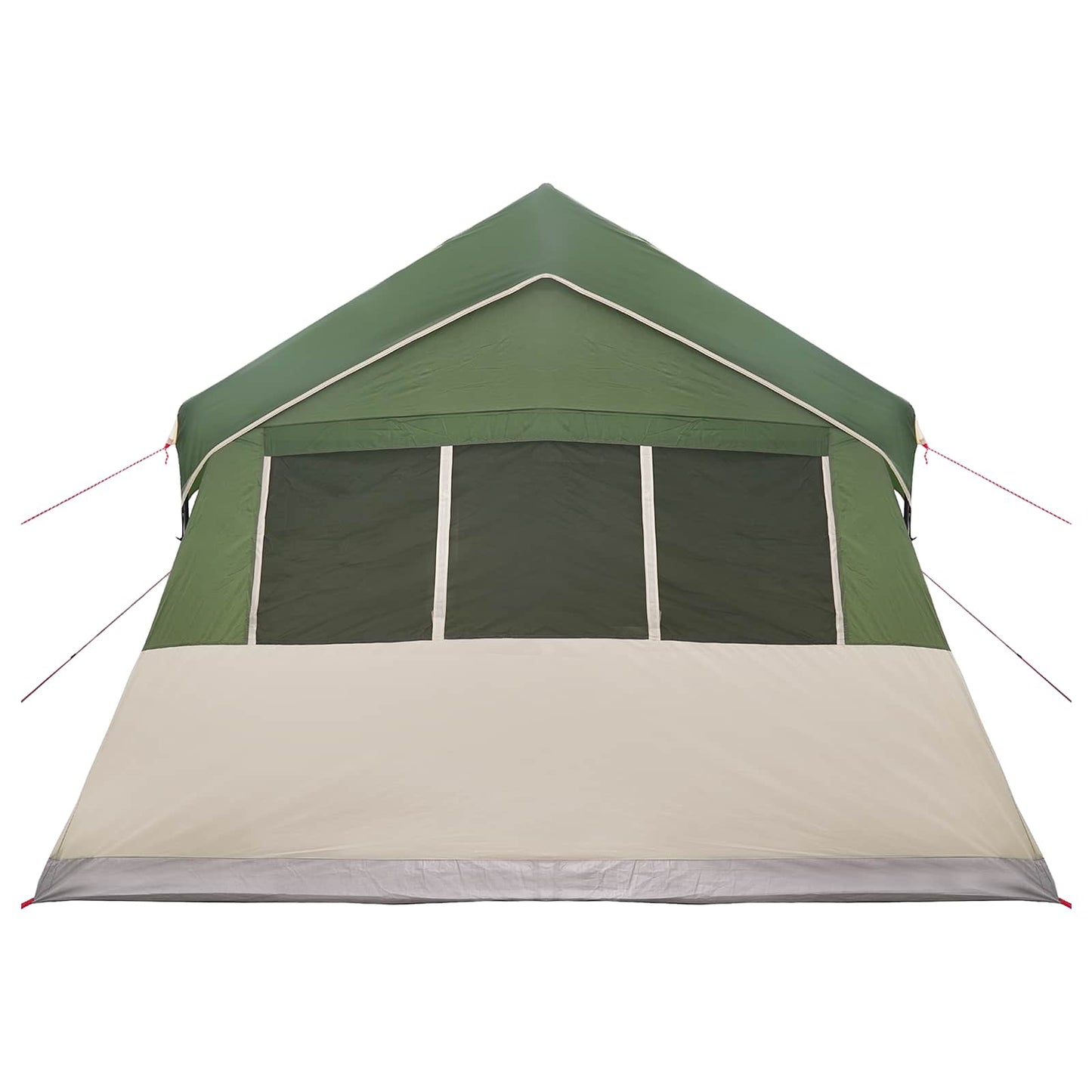 vidaXL Family Tent 487 x 340 x 216 cm Green Polyester and Steel 6