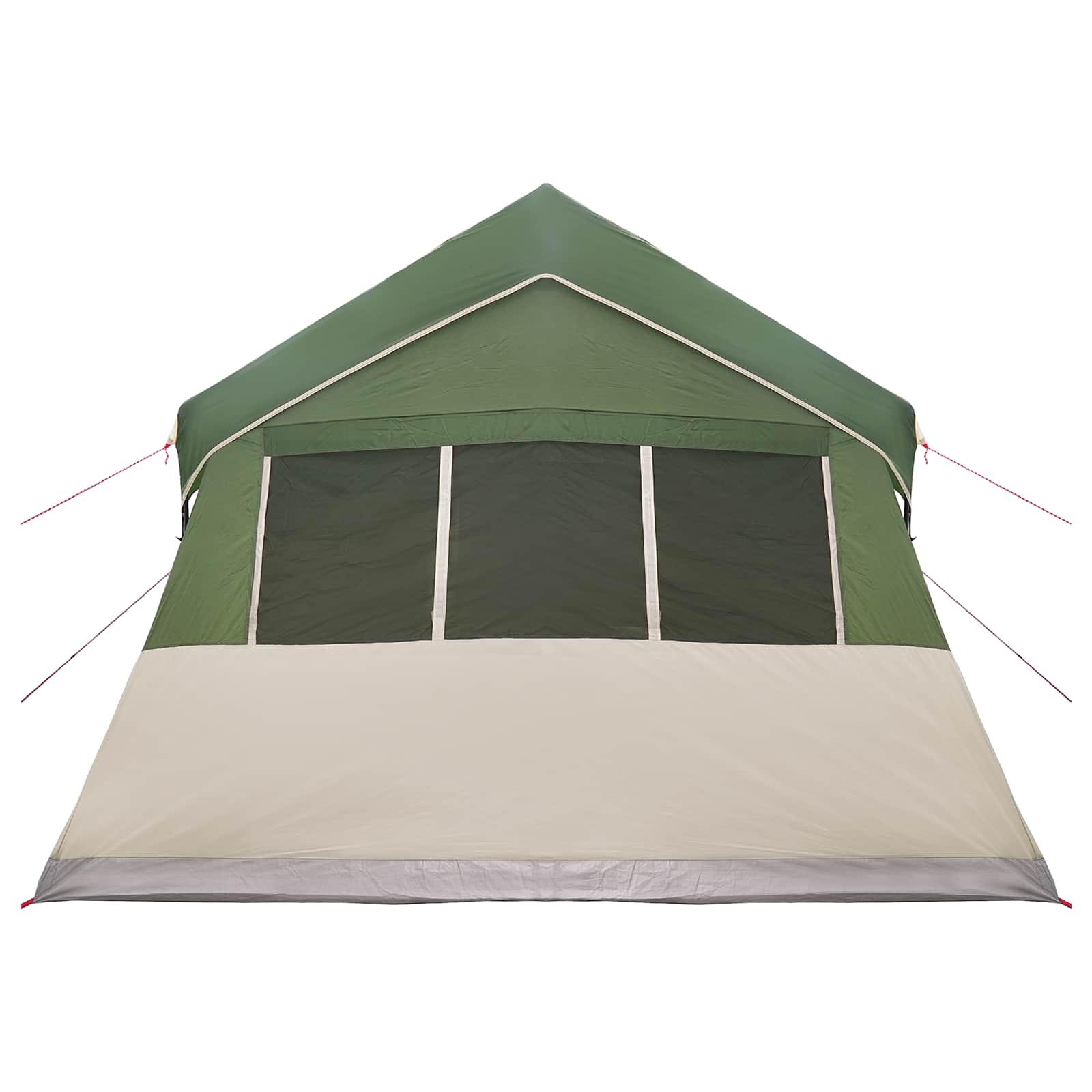 vidaXL Family Tent 487 x 340 x 216 cm Green Polyester and Steel 6