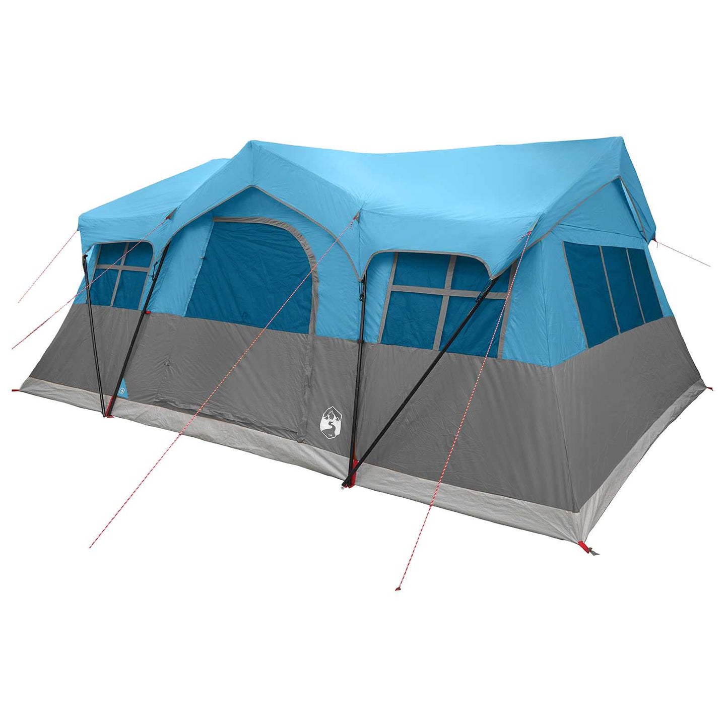 vidaXL Family Tent 487 x 340 x 216 cm Blue Polyester and Steel 3