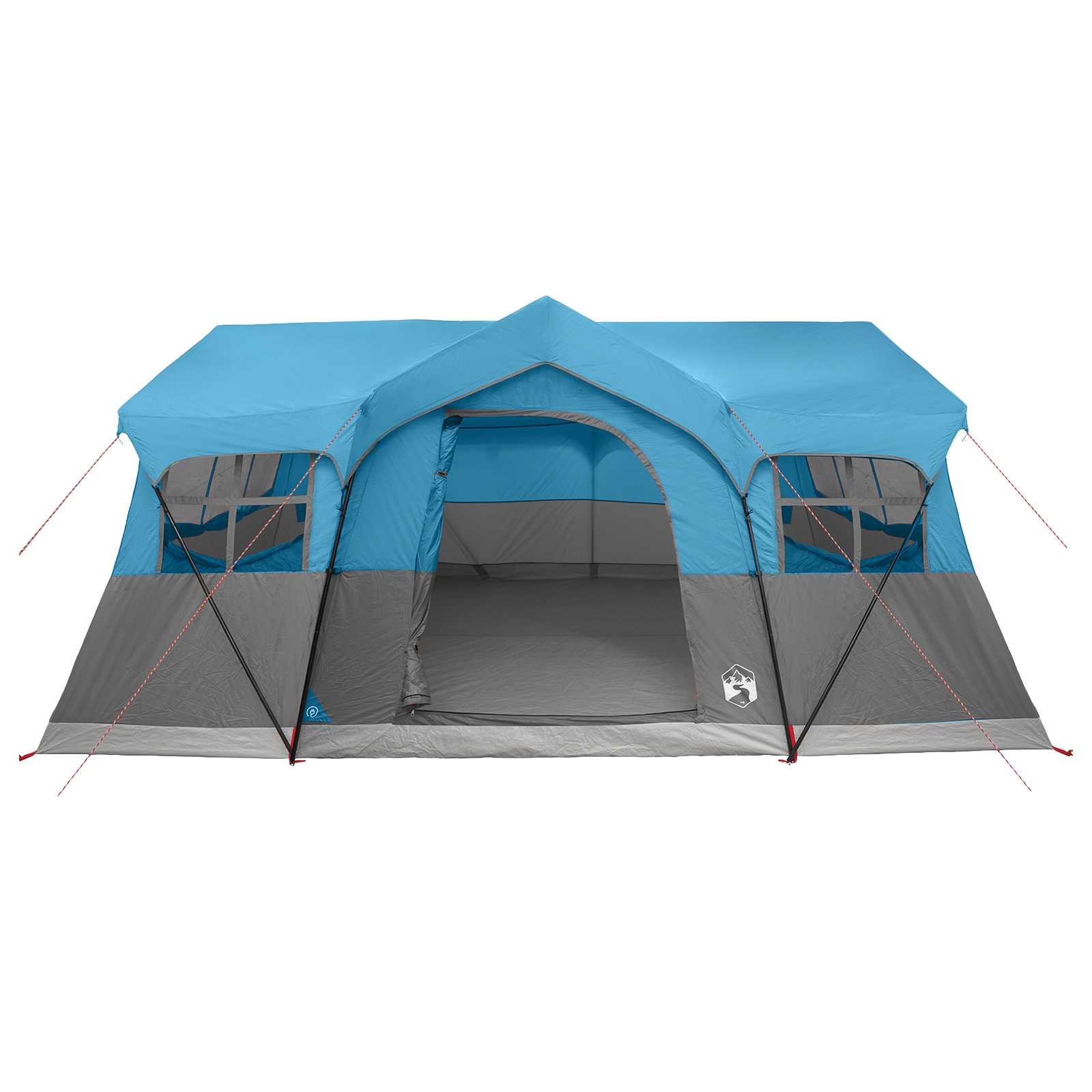 vidaXL Family Tent 487 x 340 x 216 cm Blue Polyester and Steel 4