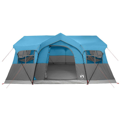 vidaXL Family Tent 487 x 340 x 216 cm Blue Polyester and Steel 4
