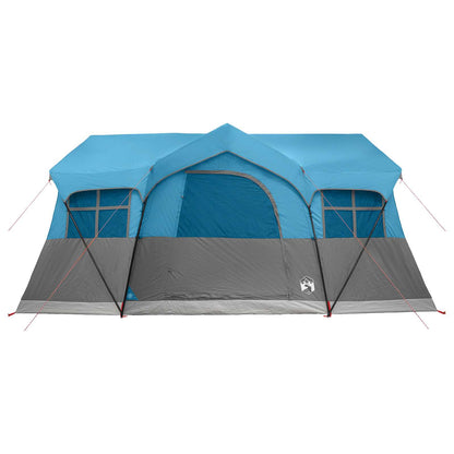 vidaXL Family Tent 487 x 340 x 216 cm Blue Polyester and Steel 5
