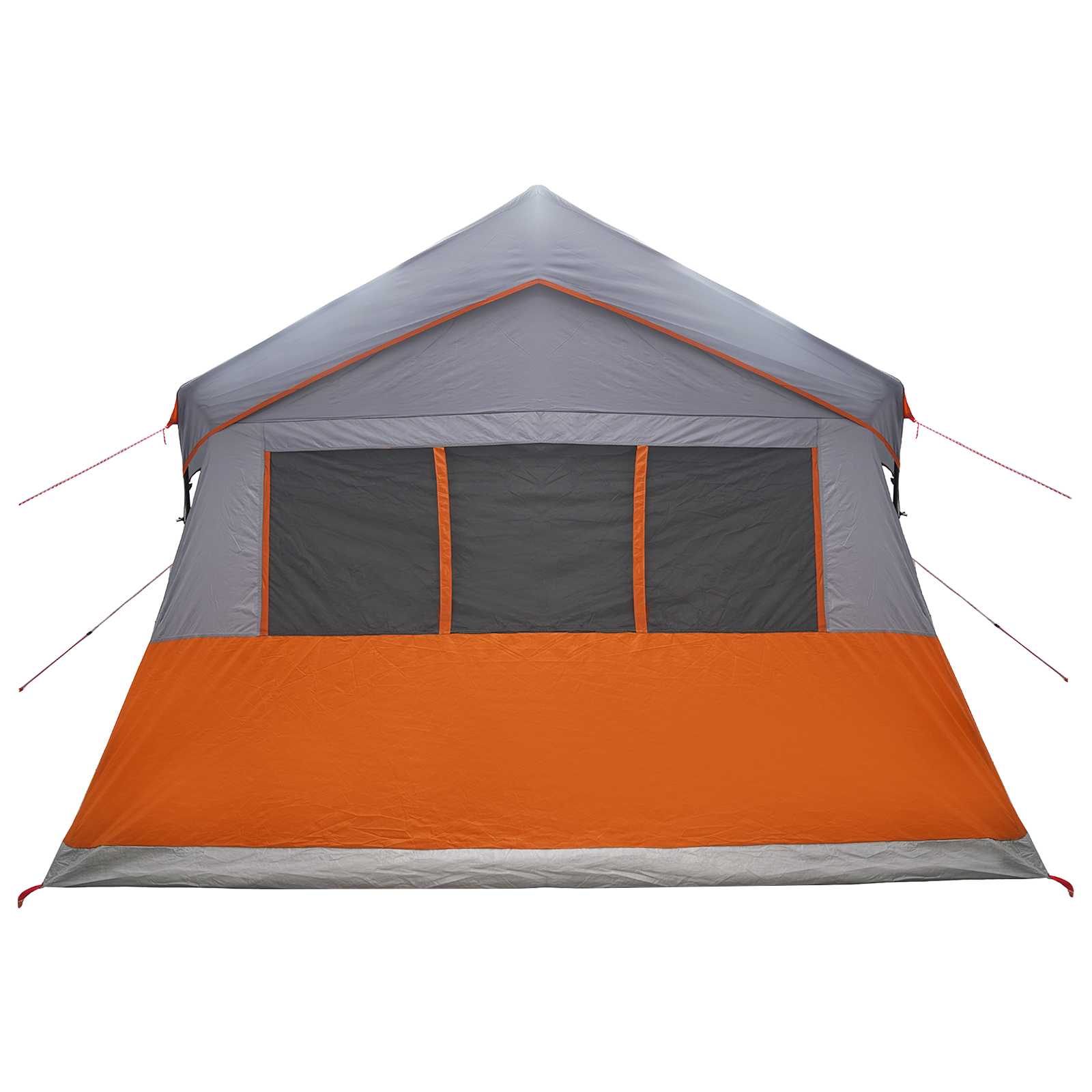 vidaXL Family Tent 487 x 340 x 216 cm Grey and Orange 6