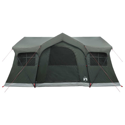vidaXL Family Tent 487 x 340 x 216 cm Army Green Polyester and Steel 5