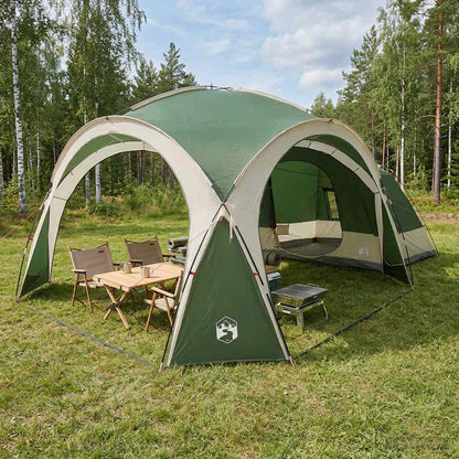 vidaXL Side Tent Green 410 x 410 x 250 cm Polyester and Steel 1