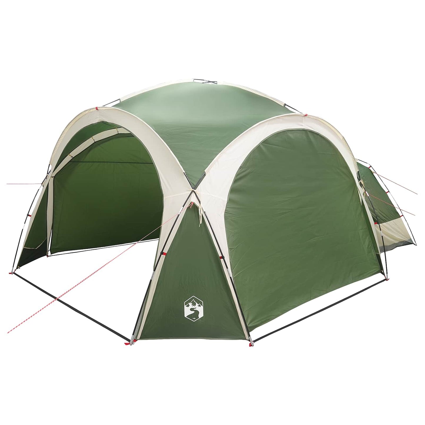 vidaXL Side Tent Green 410 x 410 x 250 cm Polyester and Steel 3