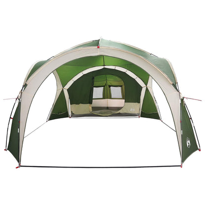 vidaXL Side Tent Green 410 x 410 x 250 cm Polyester and Steel 5