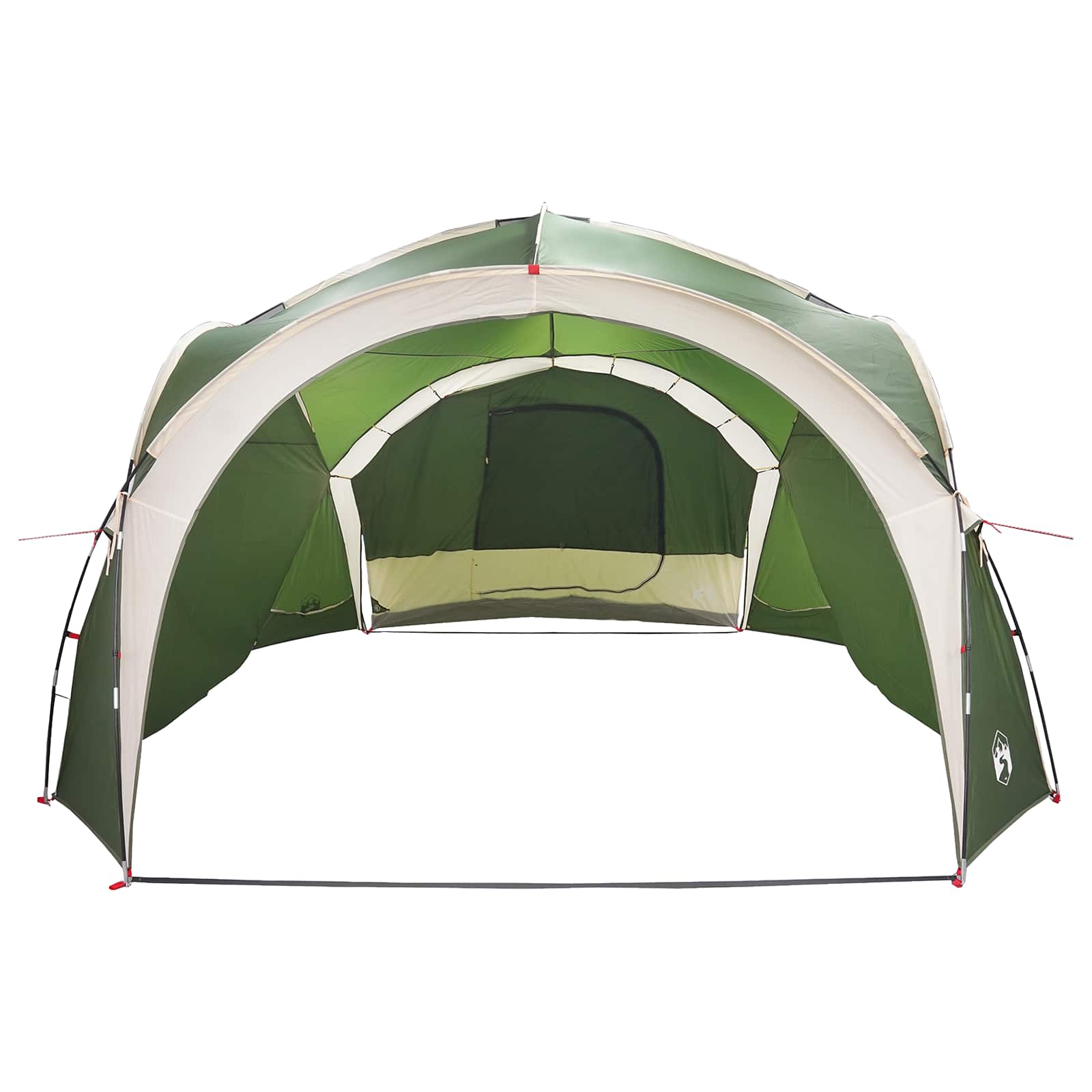 vidaXL Side Tent Green 410 x 410 x 250 cm Polyester and Steel 6
