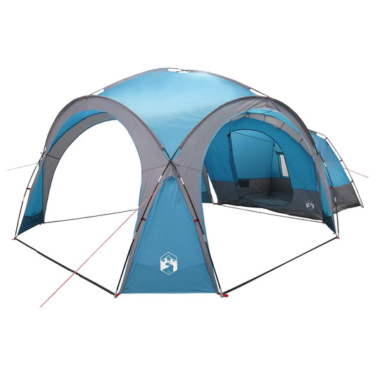 vidaXL Side Tent Blue 161.42 x 161.42 x 98.43 in Polyester and Steel 2