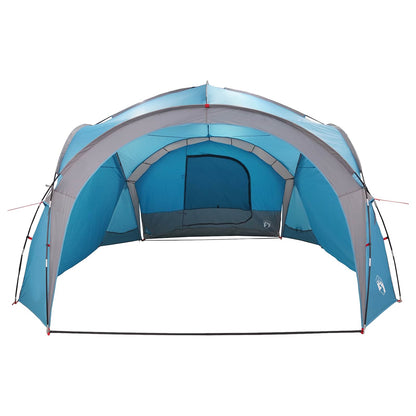 vidaXL Side Tent Blue 161.42 x 161.42 x 98.43 in Polyester and Steel 6