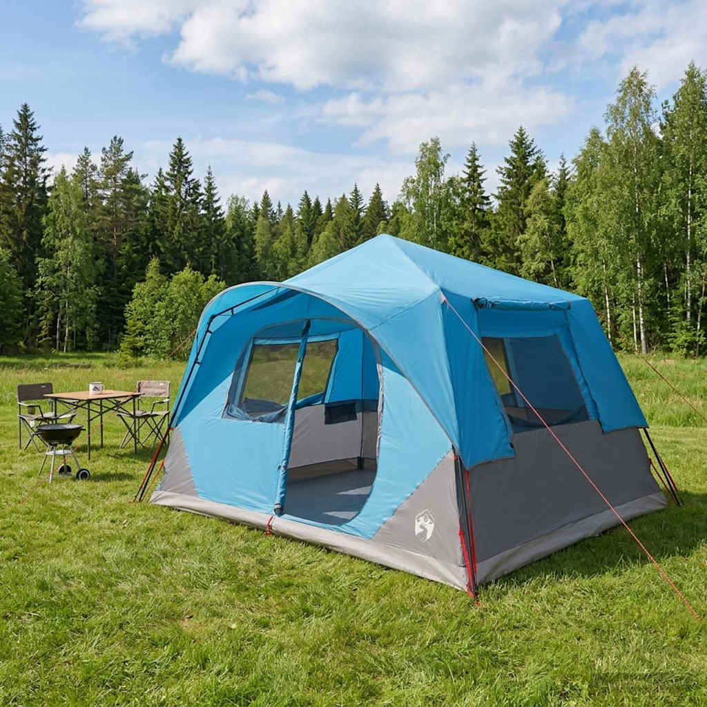 vidaXL Instant Tent Blue 365 x 380 x 200 cm Polyester and Steel 1