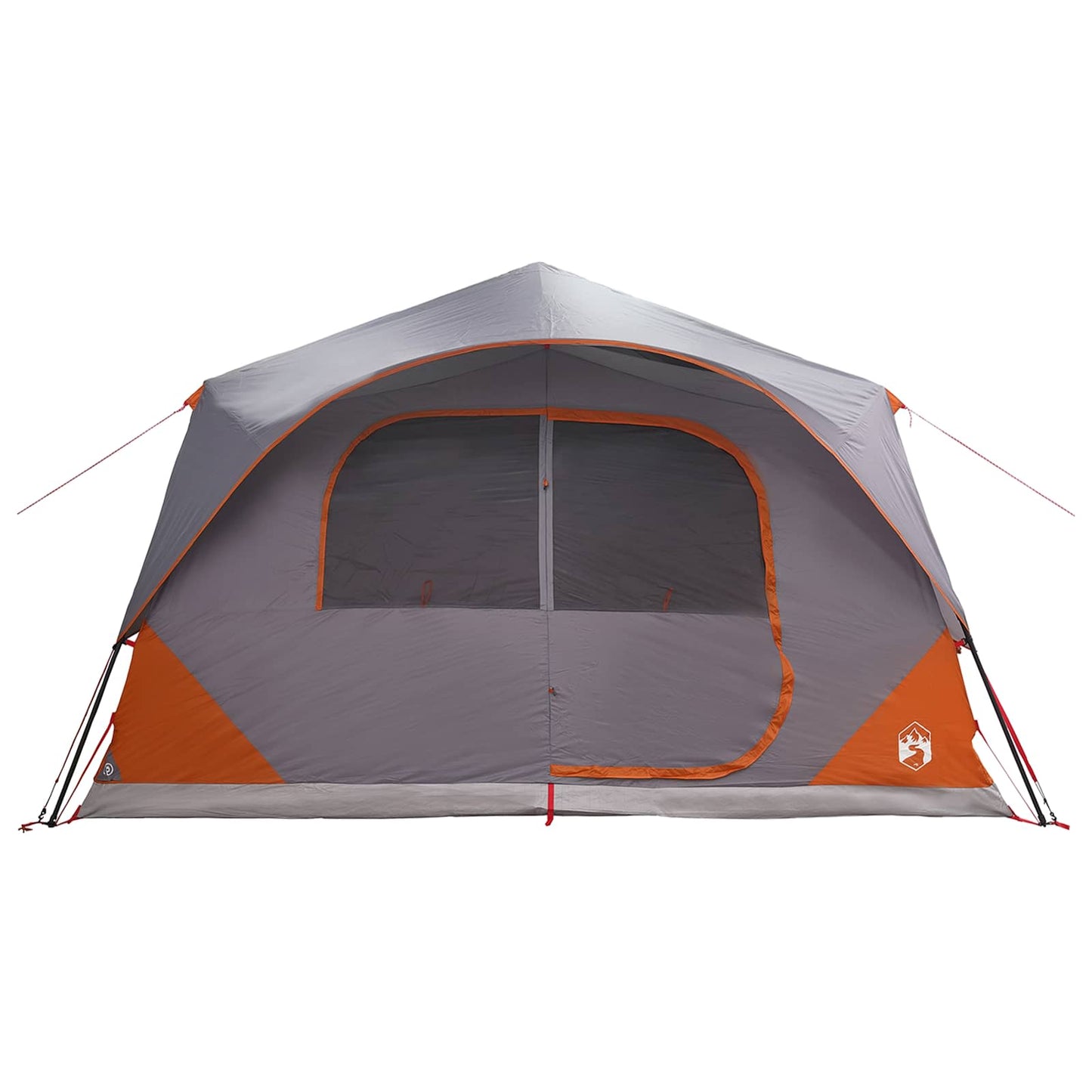 vidaXL Instant Tent with Roof Grey and Orange 365 x 380 x 200 cm 5