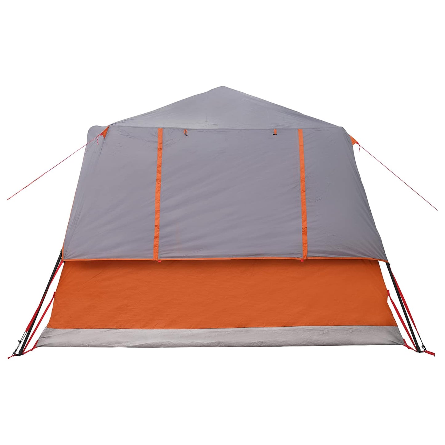 vidaXL Instant Tent with Roof Grey and Orange 365 x 380 x 200 cm 6