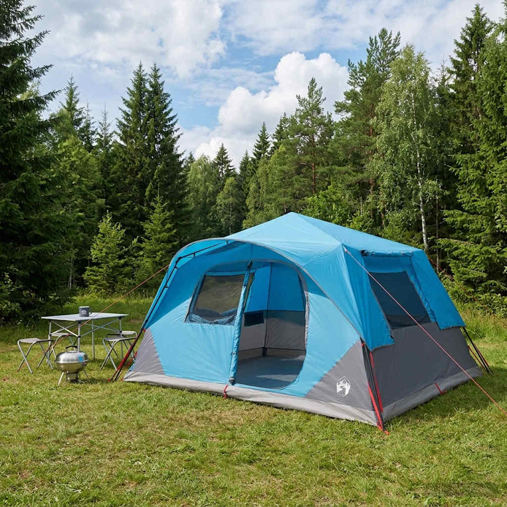 Instant Tent Polyester and Steel Blue 10-person