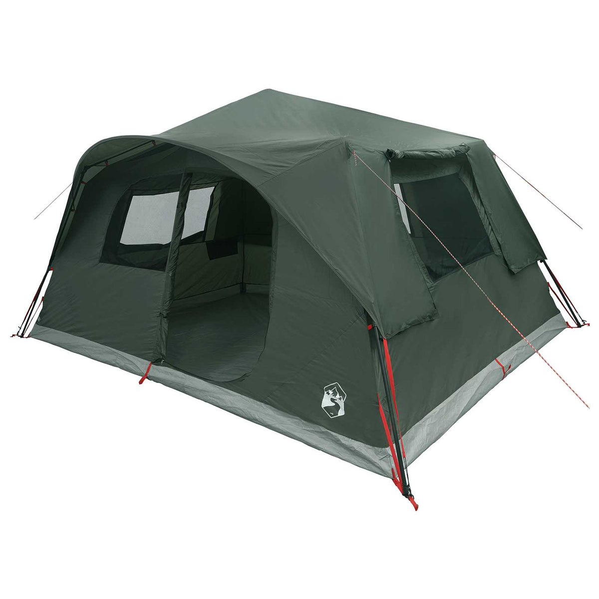 Instant Tent Polyester and Steel Army green 10-person