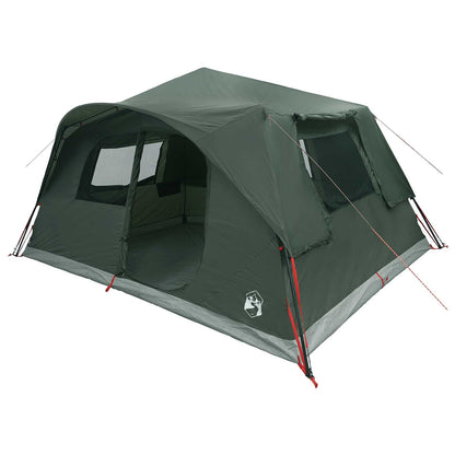 Instant Tent Polyester and Steel Army green 10-person