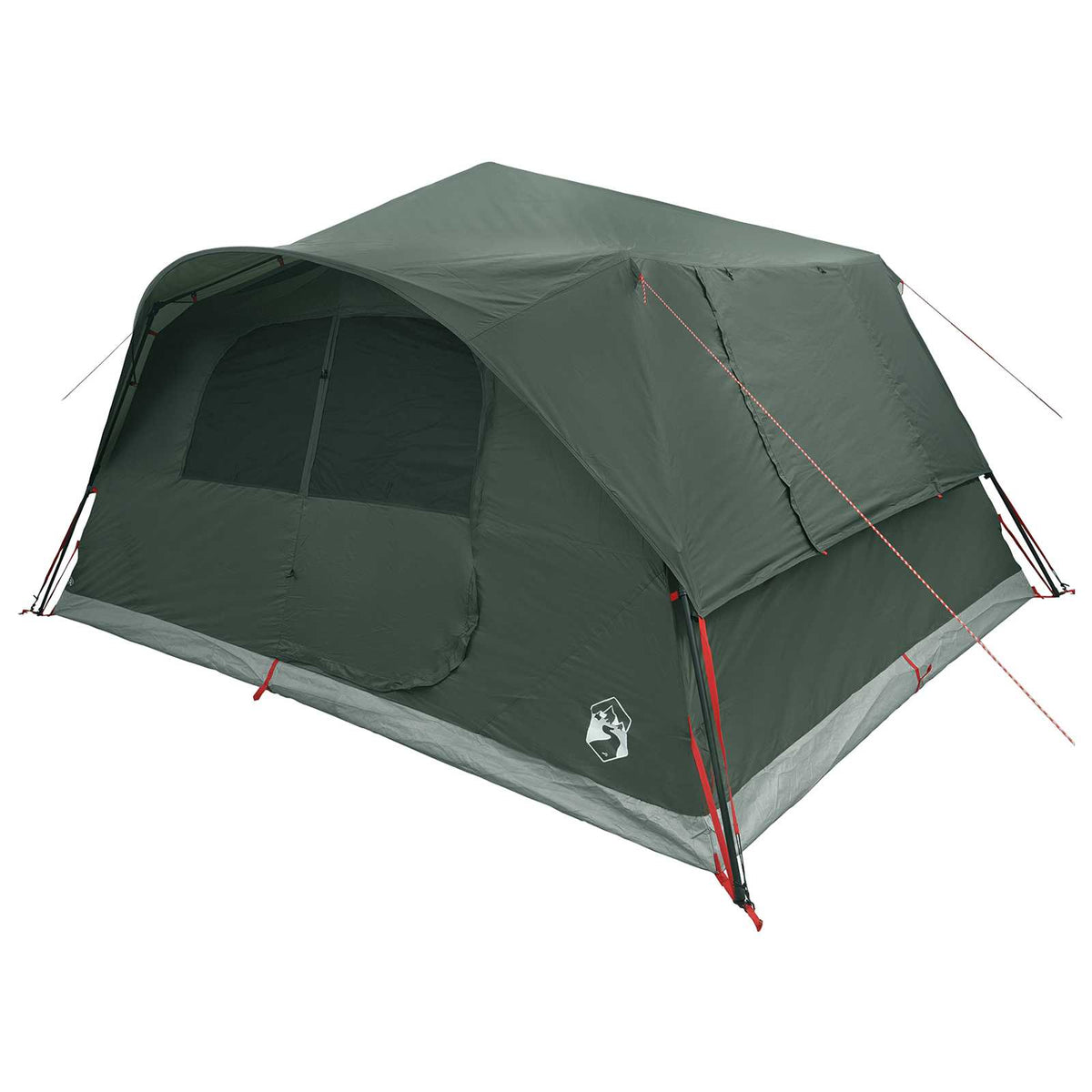 Instant Tent Polyester and Steel Army green 10-person