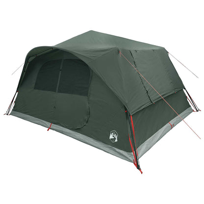 Instant Tent Polyester and Steel Army green 10-person