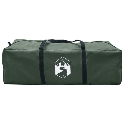 vidaXL Tipi Tent 18-Person Army Green Polyester and Steel 6