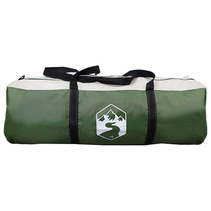 vidaXL Tipi Tent 20-Person Green Polyester and Steel 6