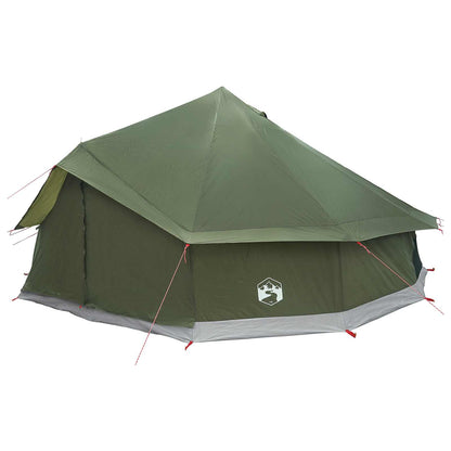 Tipi Tent Polyester and Steel Army green 12-Person