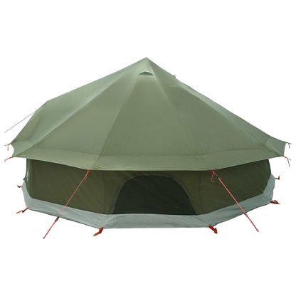 vidaXL Tipi Tent 12-Person Army Green Polyester and Steel 6