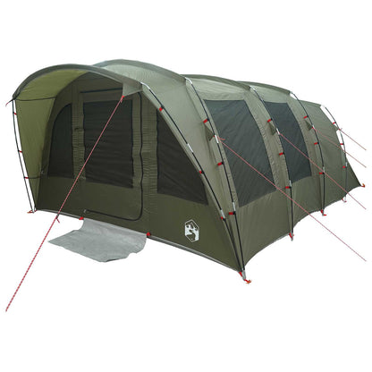 vidaXL Tunnel Tent Olive Green 435 x 320 x 187 cm Polyester and Steel 3