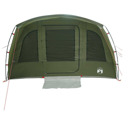 vidaXL Tunnel Tent Olive Green 435 x 320 x 187 cm Polyester and Steel 5